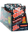 Pop Rocks Candy Packs - Strawberry: 24-Piece Box - Candy Warehouse