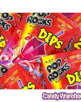 Pop Rocks Dips Candy Packs - Sour Strawberry: 18-Piece Box - Candy Warehouse