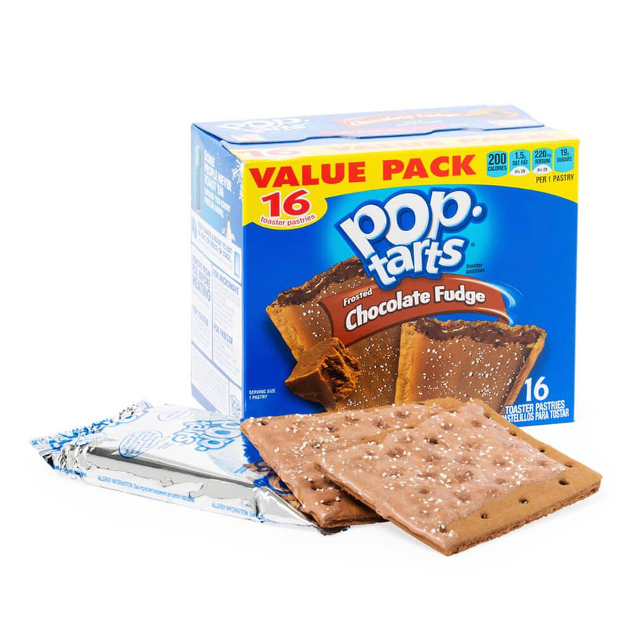 Pop-Tarts Frosted Chocolate Fudge Instant Breakfast Toaster Pastries,  Shelf-Stable, Ready-to-Eat, 13.5 oz, 8 Count Box