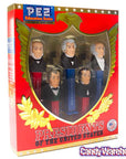 Presidents 1825 - 1845 PEZ Candy Dispensers: 5-Piece Gift Box - Candy Warehouse