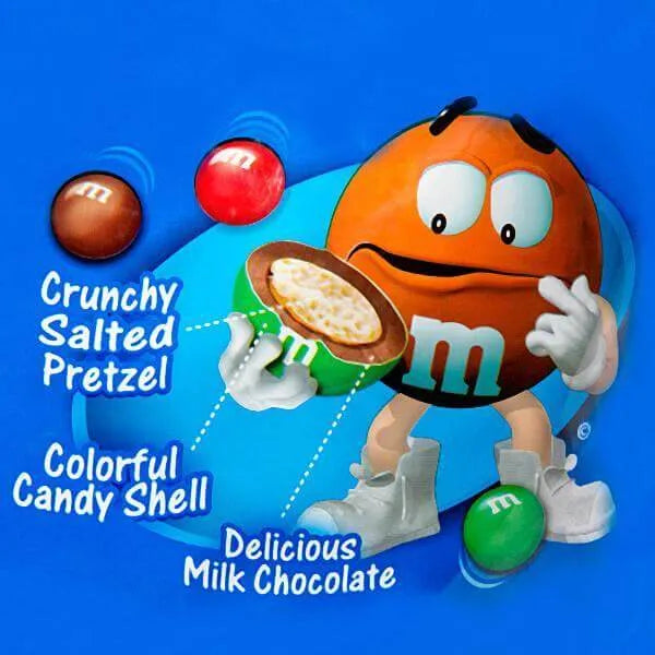 Pretzel M&M's Candy: 14.4-Ounce Bag - Candy Warehouse