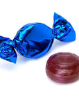 Primrose Metallic Foiled Hard Candy Buttons - Blue: 5LB Bag