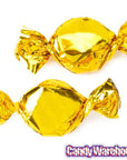 Primrose Metallic Foiled Hard Candy Buttons - Gold: 5LB Bag - Candy Warehouse