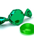 Primrose Metallic Foiled Hard Candy Buttons - Green: 5LB Bag