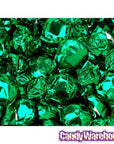 Primrose Metallic Foiled Hard Candy Buttons - Green: 5LB Bag