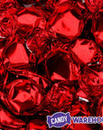 Primrose Metallic Foiled Hard Candy Buttons - Red: 5LB Bag