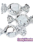 Primrose Metallic Foiled Hard Candy Buttons - Silver: 5LB Bag