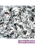 Primrose Metallic Foiled Hard Candy Buttons - Silver: 5LB Bag