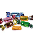 Primrose Metallic Foiled Toffee Caramel Rolls Assortment: 5LB Bag - Candy Warehouse