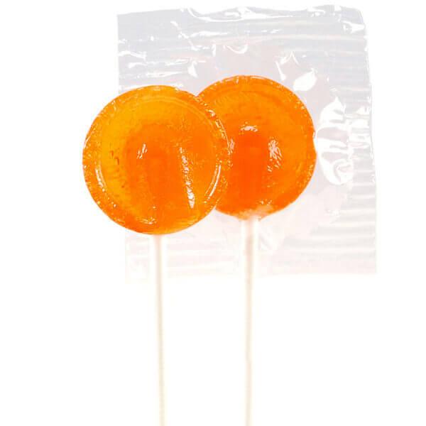 Primrose Orange Citrus Lollipops: 5LB Bag - Candy Warehouse