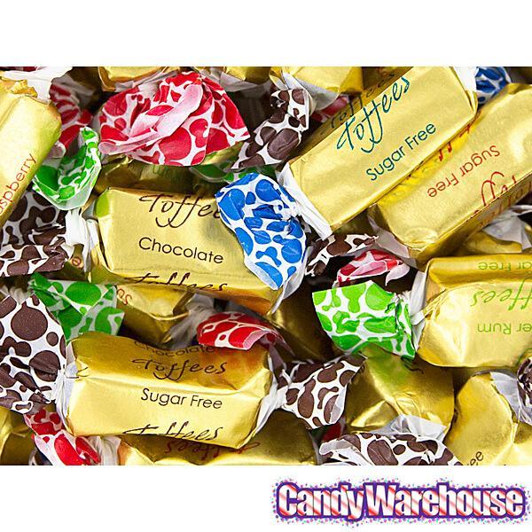 Primrose Sugar Free Caramel Toffee Rolls Assortment: 5LB Bag - Candy Warehouse