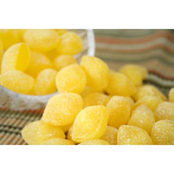 Primrose Sugar Sanded Sour Lemon Drops Candy: 5LB Bag - Candy Warehouse