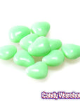 Primrose Tiny Candy Hearts - Pastel Green: 5LB Bag - Candy Warehouse