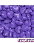 Primrose Tiny Candy Hearts - Purple: 5LB Bag - Candy Warehouse