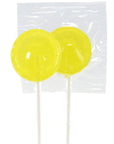 Primrose Yellow Lemon Lollipops: 5LB Bag - Candy Warehouse