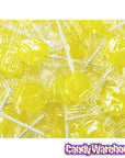 Primrose Yellow Lemon Lollipops: 5LB Bag - Candy Warehouse