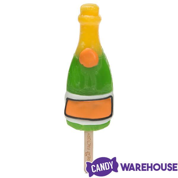 Prosecco Wine Bottle Lollipop: 3.53-Ounce Gift Pack - Candy Warehouse