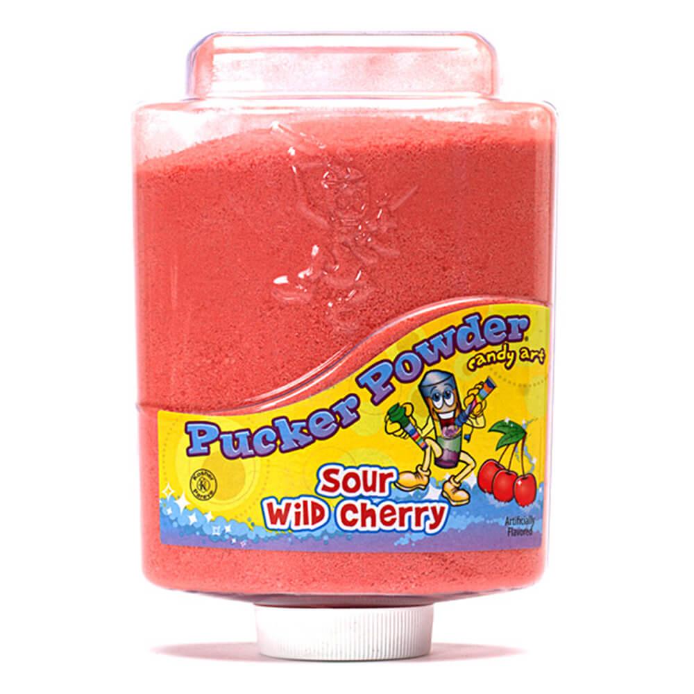 Pucker Powder - Wild Cherry: 9-Ounce Bottle - Candy Warehouse