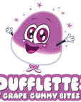 Pufflettes Gummy Bites - Grape: 5LB Bag