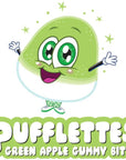 Pufflettes Gummy Bites - Green Apple: 5LB Bag