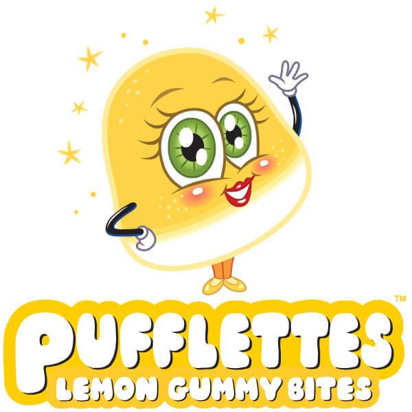 Pufflettes Gummy Bites - Lemon: 5LB Bag - Candy Warehouse