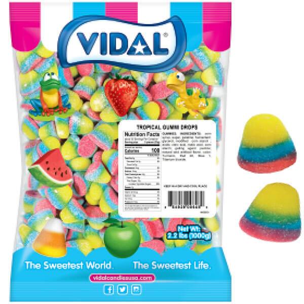 Vidal Tropical Gummi Drops: 1KG Bag – Candy Warehouse