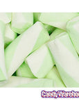 Puffy Poles Jumbo Marshmallow Twists - Apple: 1KG Bag