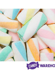 Puffy Poles Jumbo Marshmallow Twists - Assorted: 1KG Bag