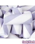 Puffy Poles Jumbo Marshmallow Twists - Grape: 1KG Bag