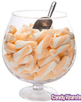 Puffy Poles Jumbo Marshmallow Twists - Peach: 1KG Bag