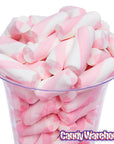 Puffy Poles Jumbo Marshmallow Twists - Strawberry: 1LB Bag - Candy Warehouse