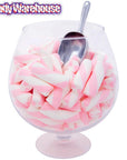 Puffy Poles Jumbo Marshmallow Twists - Strawberry: 1LB Bag - Candy Warehouse