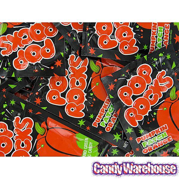 Pumpkin Patch Pop Rocks Candy Packs: 36-Piece Box - Candy Warehouse