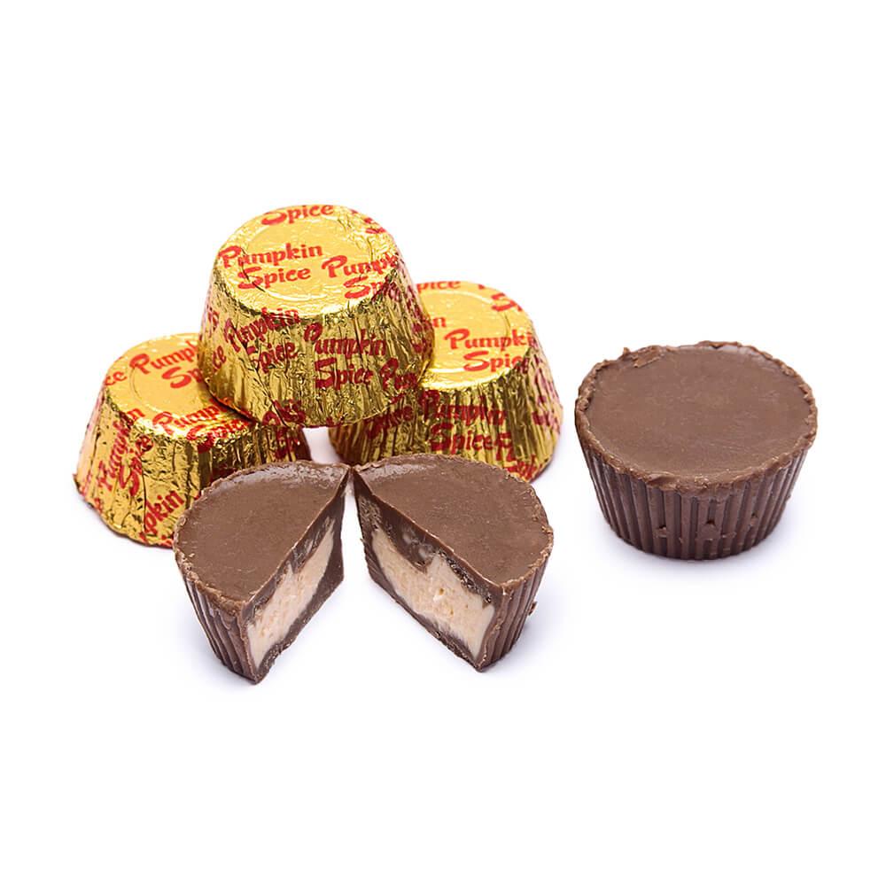 Pumpkin Spice Chocolate Cups Candy: 4LB Bag - Candy Warehouse