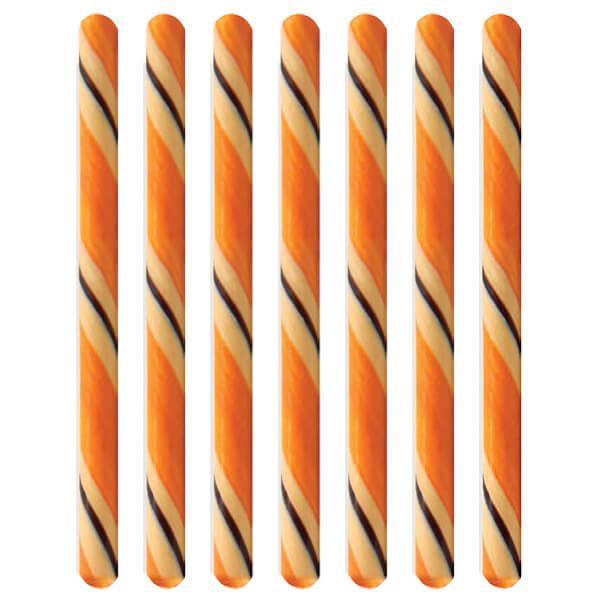 Pumpkin Spice Hard Candy Sticks: 100-Piece Box - Candy Warehouse