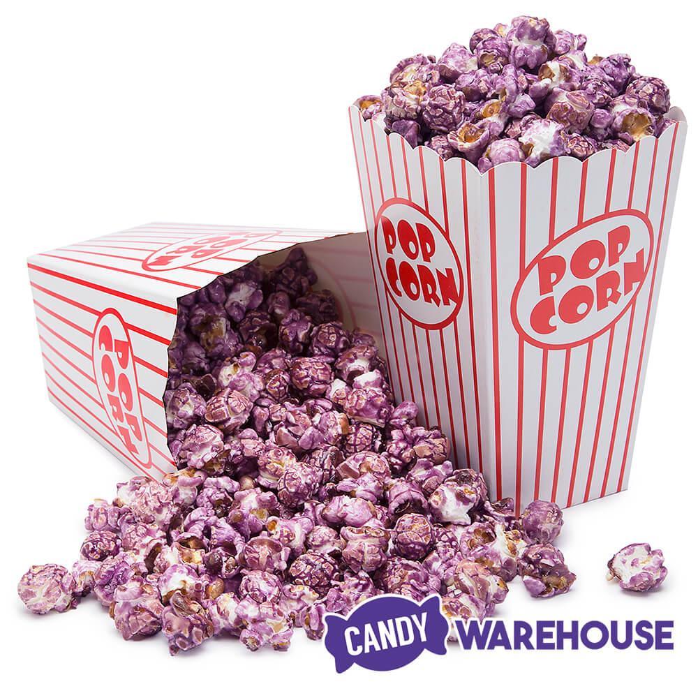 Purple Candy Coated Popcorn - Grape: 1-Gallon Bag - Candy Warehouse