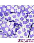 Purple Polka Dots Wrapped Butter Mint Creams: 300-Piece Case - Candy Warehouse