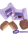 Purple Snickers Minis Candy: 10.48-Ounce Bag - Candy Warehouse