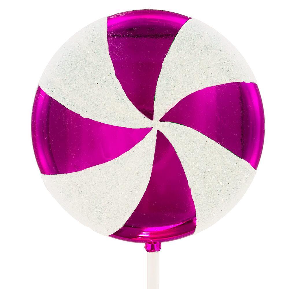 Purple Swirl Plastic Candy Lollipop - 24 Inch 