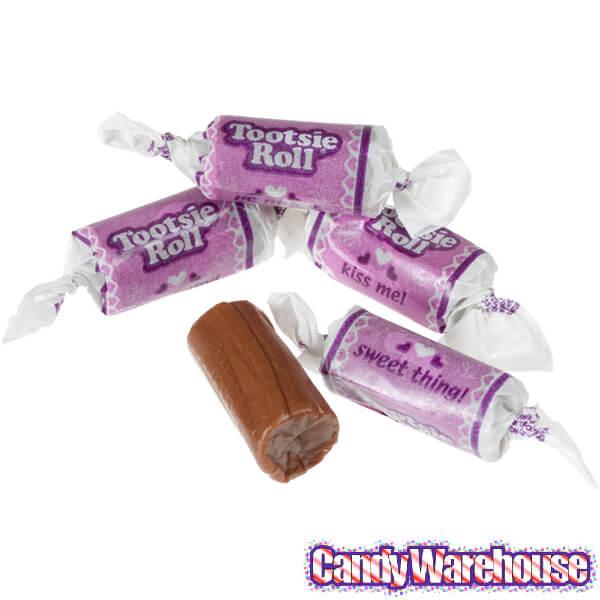 Purple Tootsie Rolls: 50-Piece Bag - Candy Warehouse