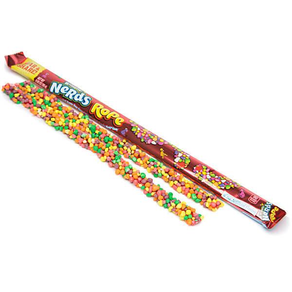 Rainbow Nerds Rope Candy Packs: 24-Piece Box - Candy Warehouse