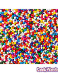 Rainbow Nonpareils Sprinkles: 3-Ounce Bottle - Candy Warehouse