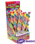 Rainbow Swirl 2.5-Ounce Corkscrew Twist Lollipops: 12-Piece Display - Candy Warehouse