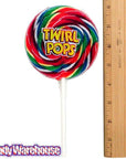 Rainbow Twirl Pops: 18-Piece Display - Candy Warehouse