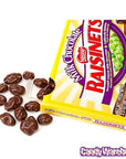 Raisinets Milk Chocolate Raisins Candy 3.1-Ounce Packs: 15-Piece Box - Candy Warehouse