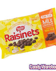 Raisinets Milk Chocolate Raisins Candy Fun Size Packs: 15-Piece Bag - Candy Warehouse