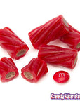 Raspberry Licorice Twists with Chocolate Centers: 6.3-Ounce Bag - Candy Warehouse