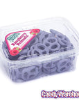 Raspberry Yogurt Covered Mini Pretzels: 9-Ounce Tub - Candy Warehouse