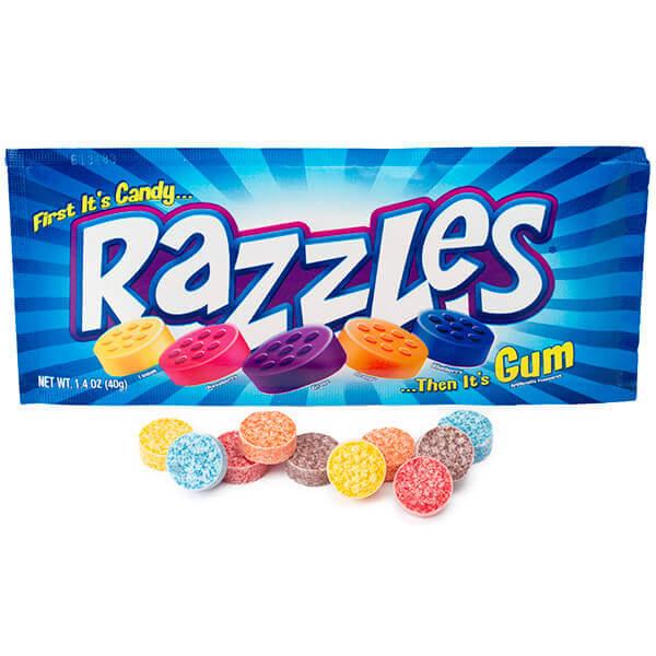 Razzles Candy Packs - Original: 24-Piece Box - Candy Warehouse