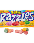 Razzles Candy Packs - Tropical: 24-Piece Box